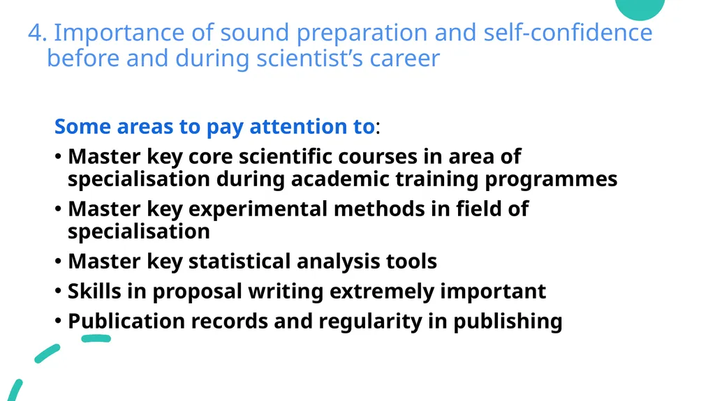 Nurturing young scientists into the research - slide 9 of 13