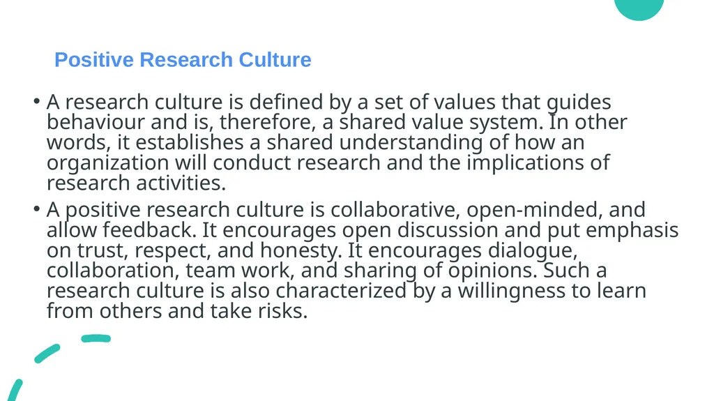Nurturing young scientists into the research - slide 6 of 13