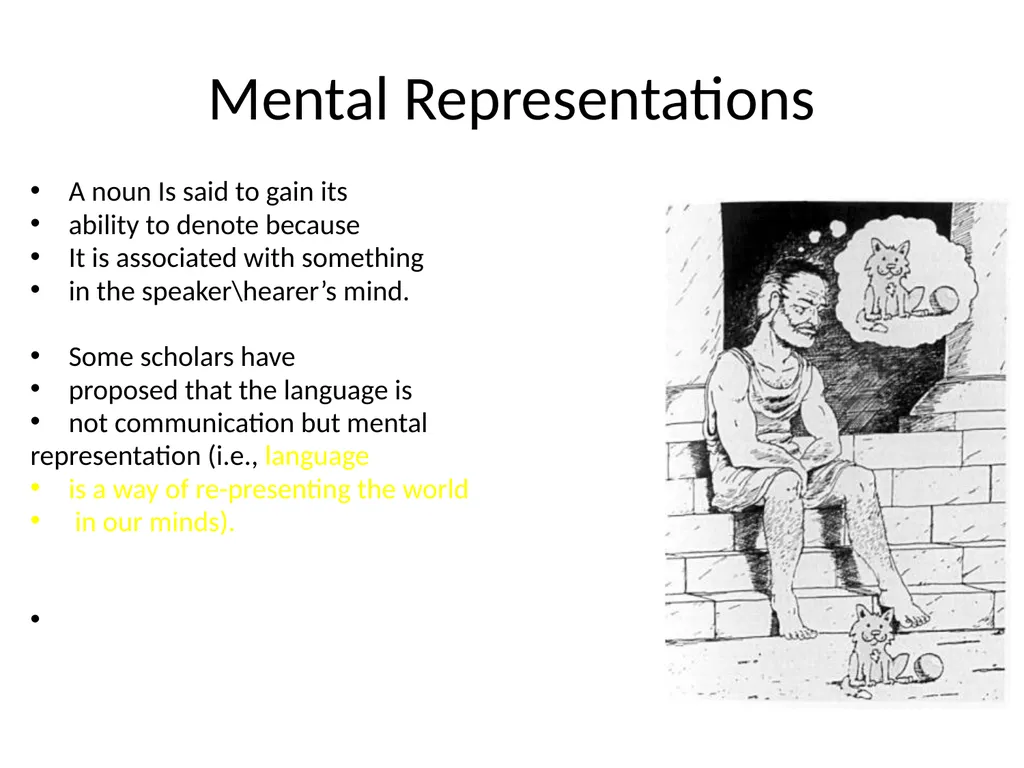 Meaning, Thought, and Reality Introduction How is - slide 19 of 37