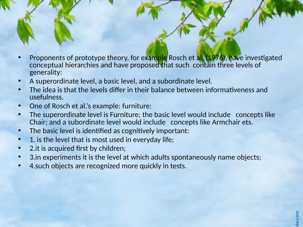 Meaning, Thought, and Reality Introduction How is - slide 33 of 37
