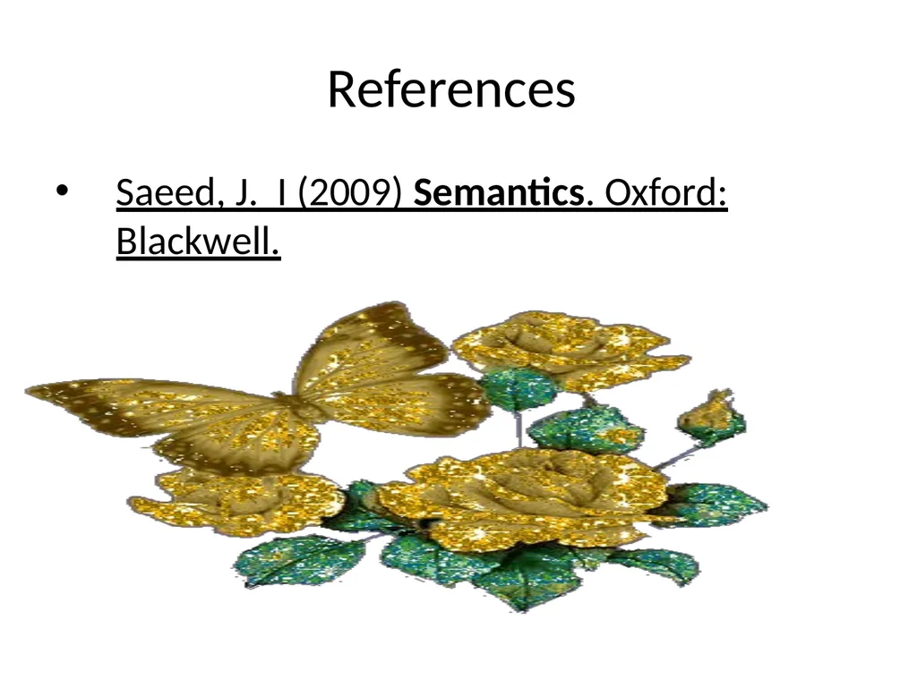 Meaning, Thought, and Reality Introduction How is - slide 37 of 37