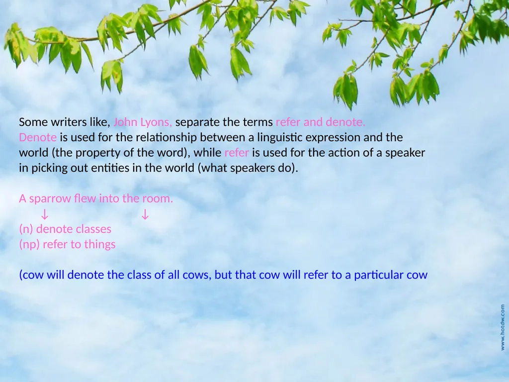 Meaning, Thought, and Reality Introduction How is - slide 4 of 37