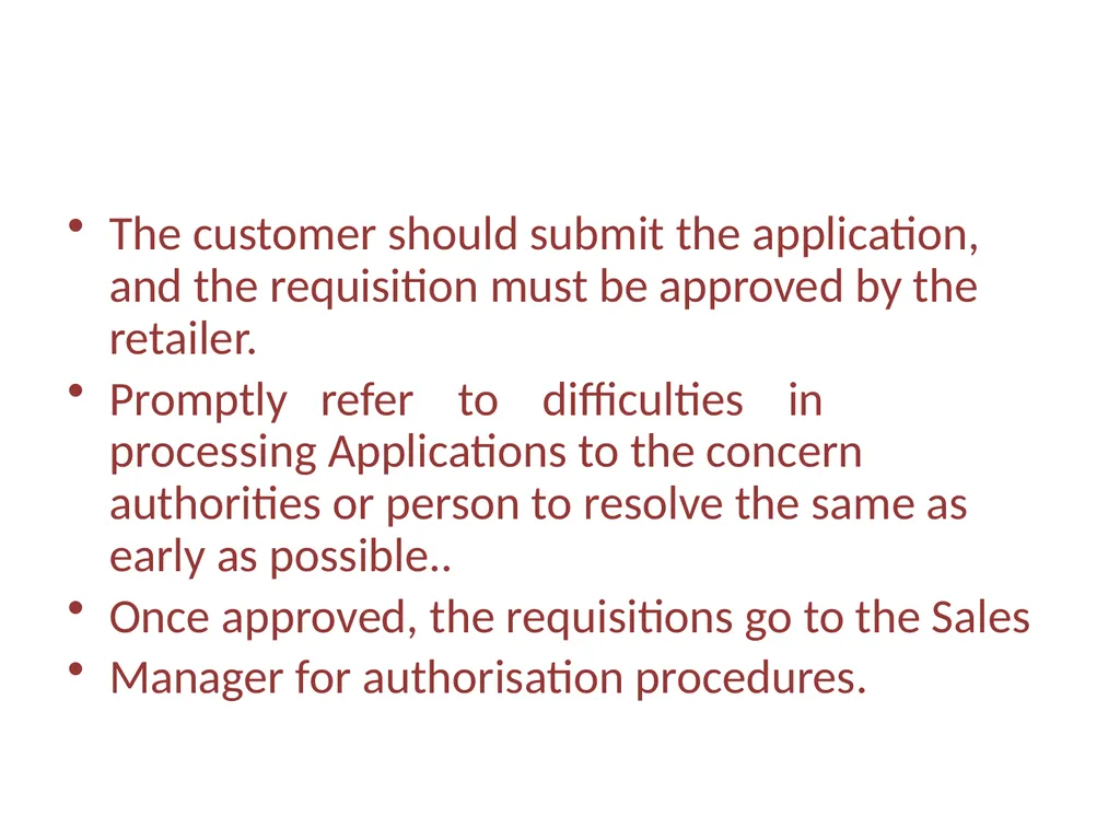 Promptly refer difficulties in processing - slide 10 of 11