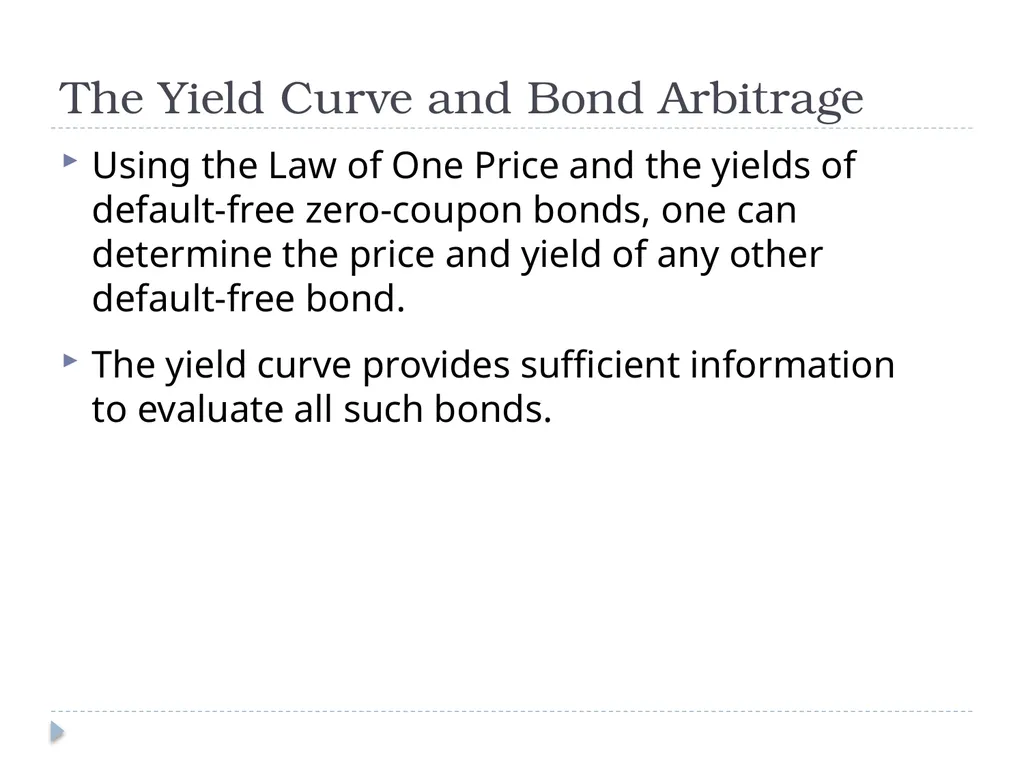 Valuing Bonds Bond Cash Flows, Prices, and Yields - slide 22 of 34