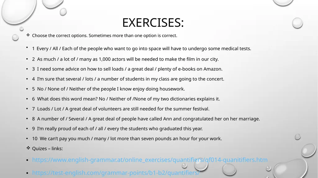 QUANTIFIERS marKOVIC anA Rastoder Elida - slide 7 of 7