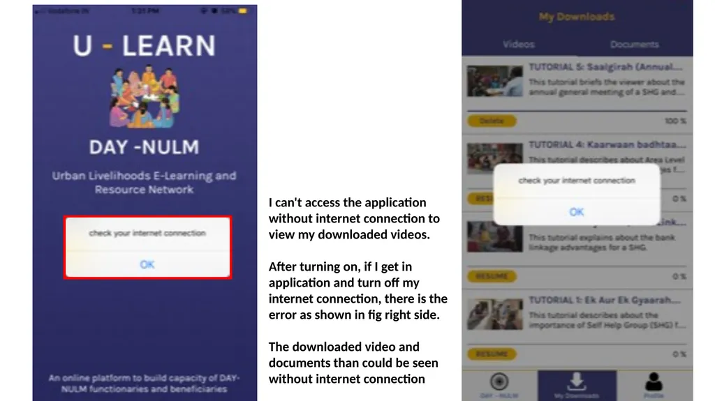 U-learn application Version 2 01/04/2019 For - slide 6 of 7
