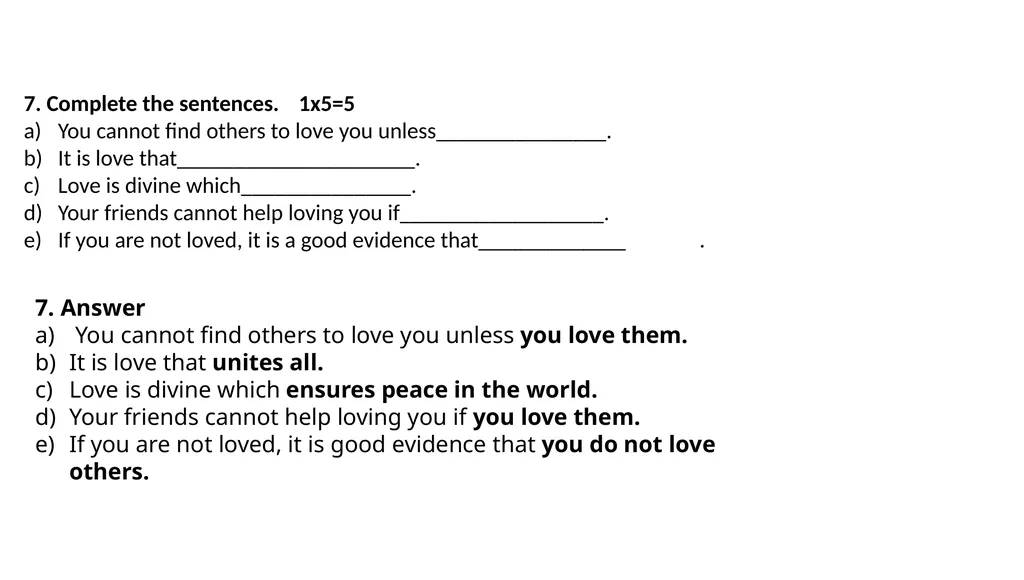 1. Fill in the blanks with the words from the - slide 8 of 12