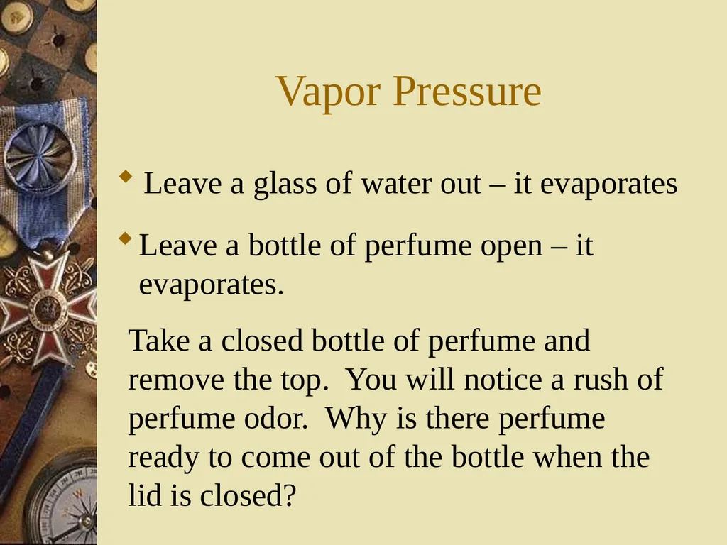 Intermolecular forces Part 2 Properties of liquids - slide 16 of 30