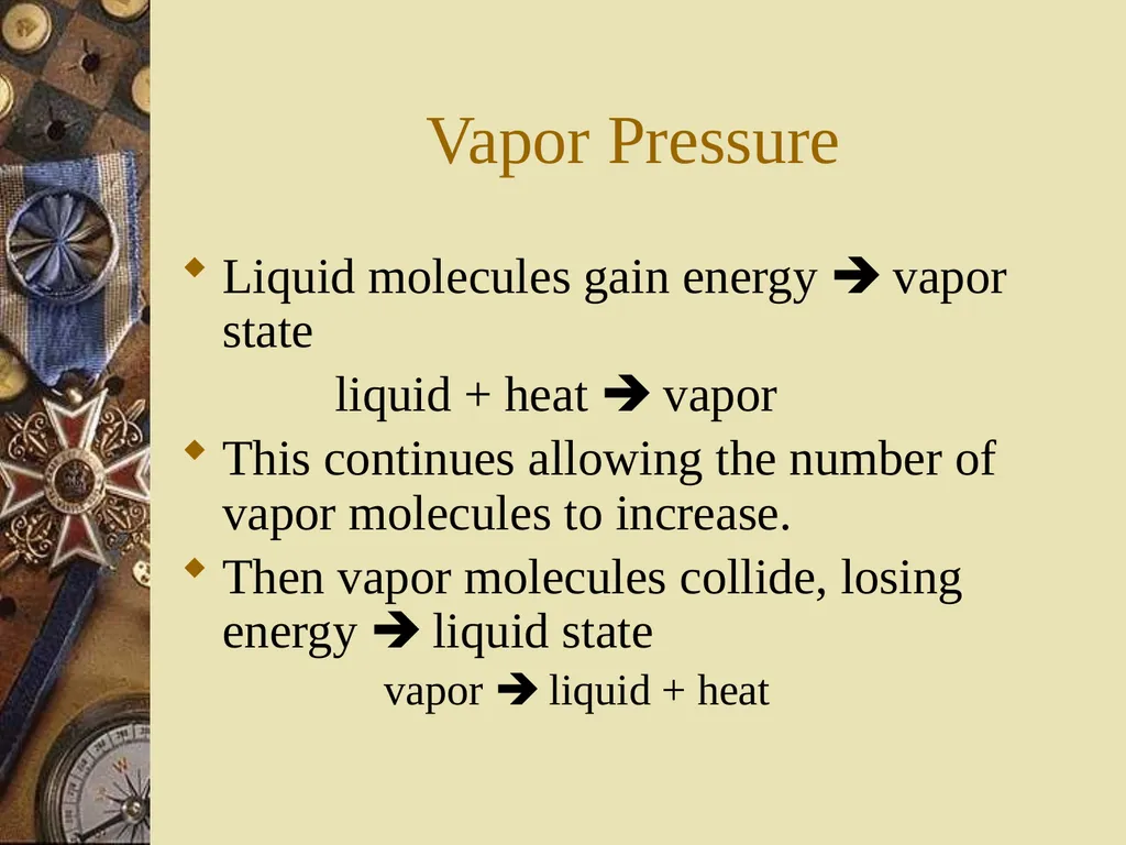 Intermolecular forces Part 2 Properties of liquids - slide 18 of 30