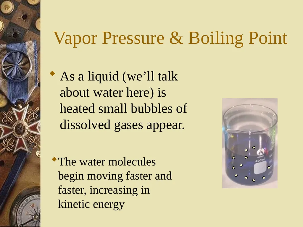 Intermolecular forces Part 2 Properties of liquids - slide 22 of 30