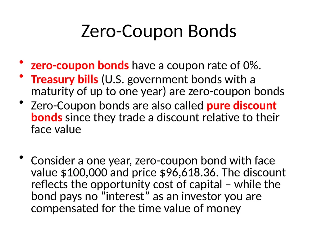 Bond Valuation Chapter 8 outline Terminology The - slide 6 of 29