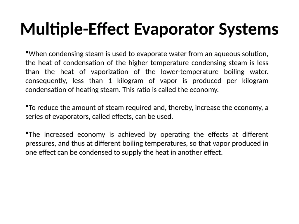 Evaporation Introduction The objective of - slide 26 of 37