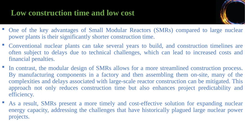 Comparison between Small Modular Reactors and - slide 16 of 31