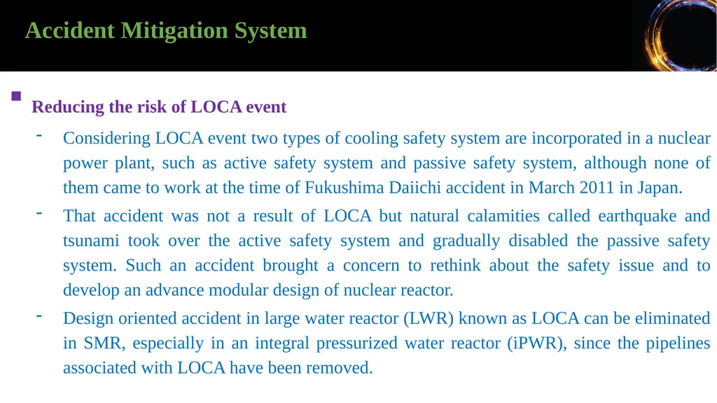Comparison between Small Modular Reactors and - slide 17 of 31