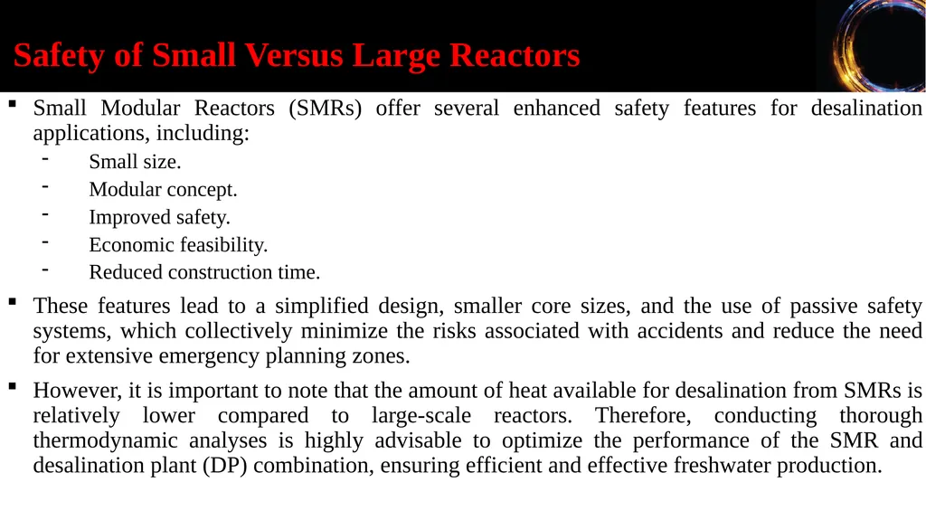 Comparison between Small Modular Reactors and - slide 13 of 31
