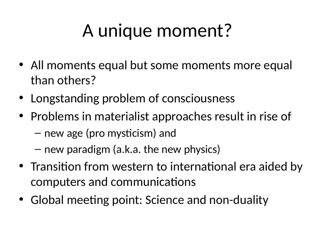 The duality of duality and non-duality Anand - slide 2 of 25