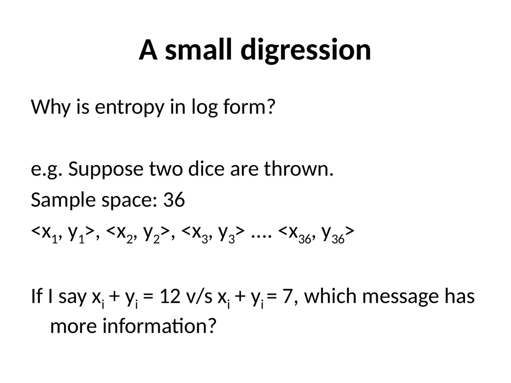 Maximum Likelihood-Maximum Entropy Duality: - slide 77 of 102