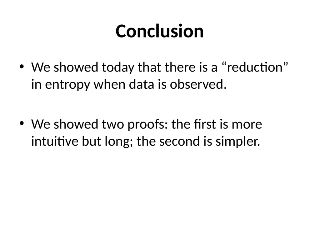 Maximum Likelihood-Maximum Entropy Duality: - slide 48 of 102
