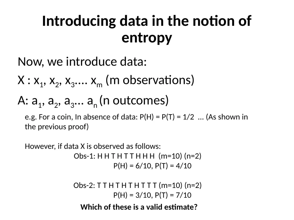 Maximum Likelihood-Maximum Entropy Duality: - slide 16 of 102