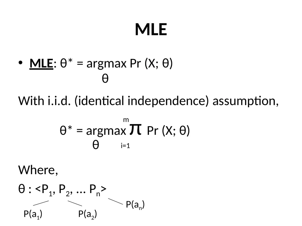 Maximum Likelihood-Maximum Entropy Duality: - slide 7 of 102