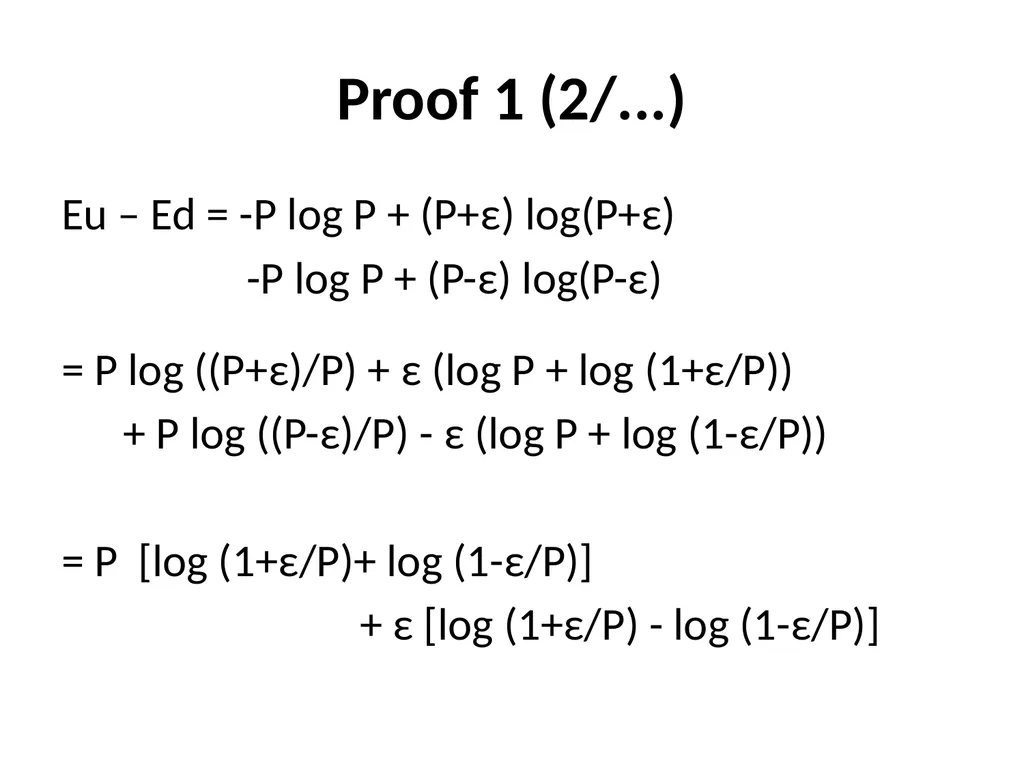 Maximum Likelihood-Maximum Entropy Duality: - slide 43 of 102
