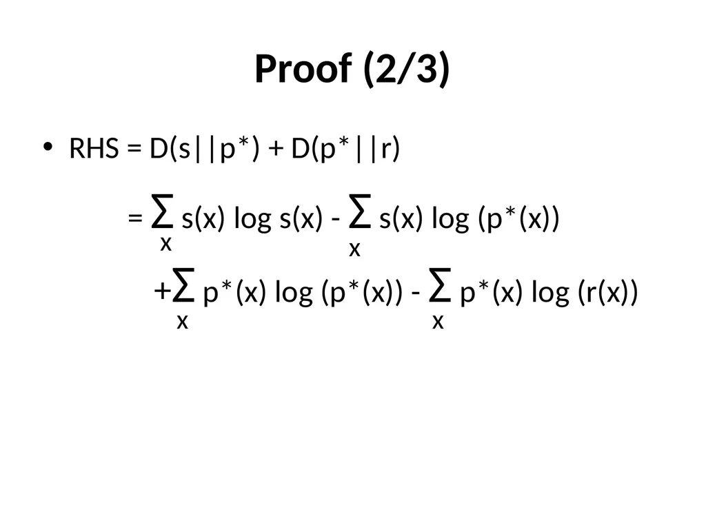 Maximum Likelihood-Maximum Entropy Duality: - slide 95 of 102