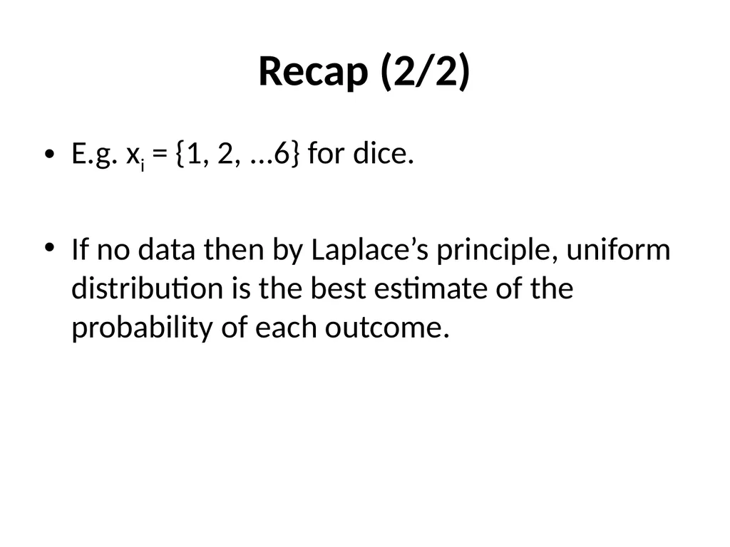 Maximum Likelihood-Maximum Entropy Duality: - slide 22 of 102
