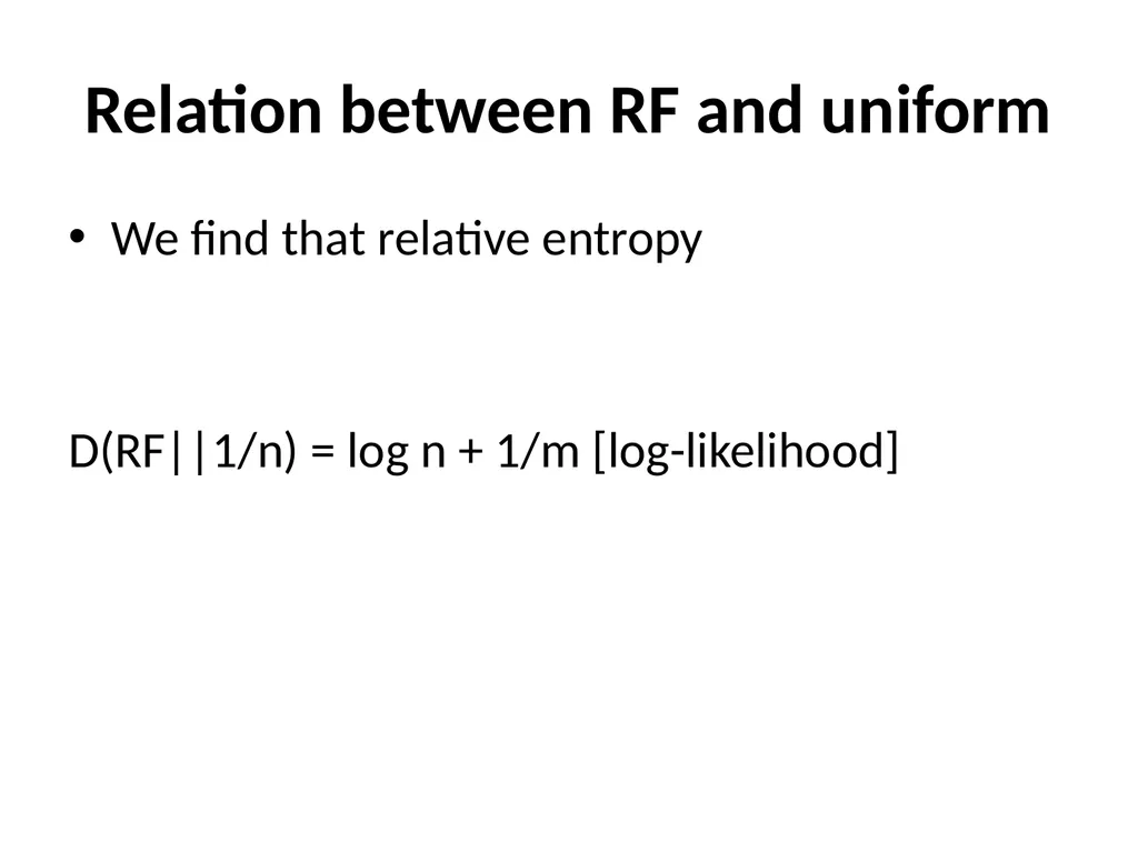 Maximum Likelihood-Maximum Entropy Duality: - slide 57 of 102