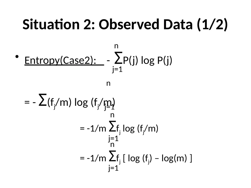 Maximum Likelihood-Maximum Entropy Duality: - slide 33 of 102