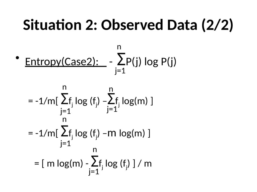 Maximum Likelihood-Maximum Entropy Duality: - slide 34 of 102