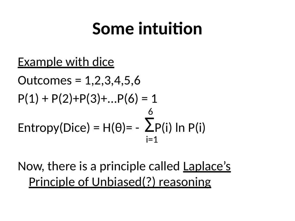 Maximum Likelihood-Maximum Entropy Duality: - slide 9 of 102