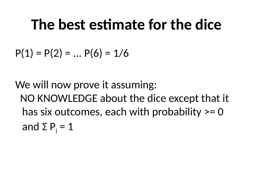 Maximum Likelihood-Maximum Entropy Duality: - slide 10 of 102