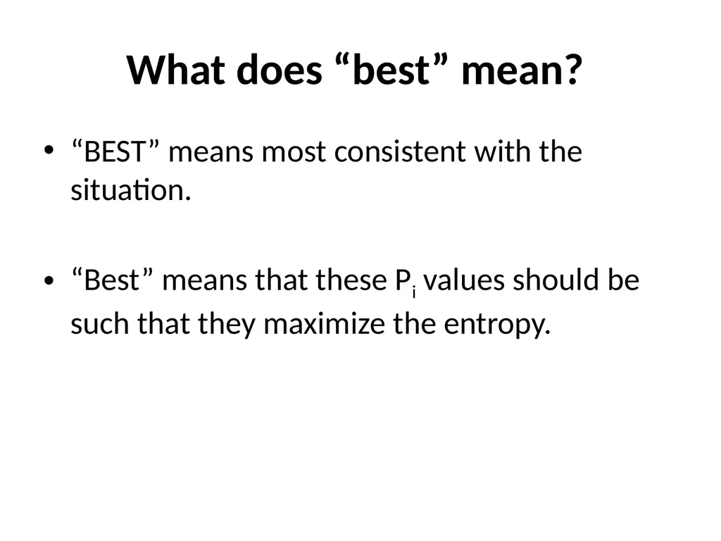 Maximum Likelihood-Maximum Entropy Duality: - slide 11 of 102