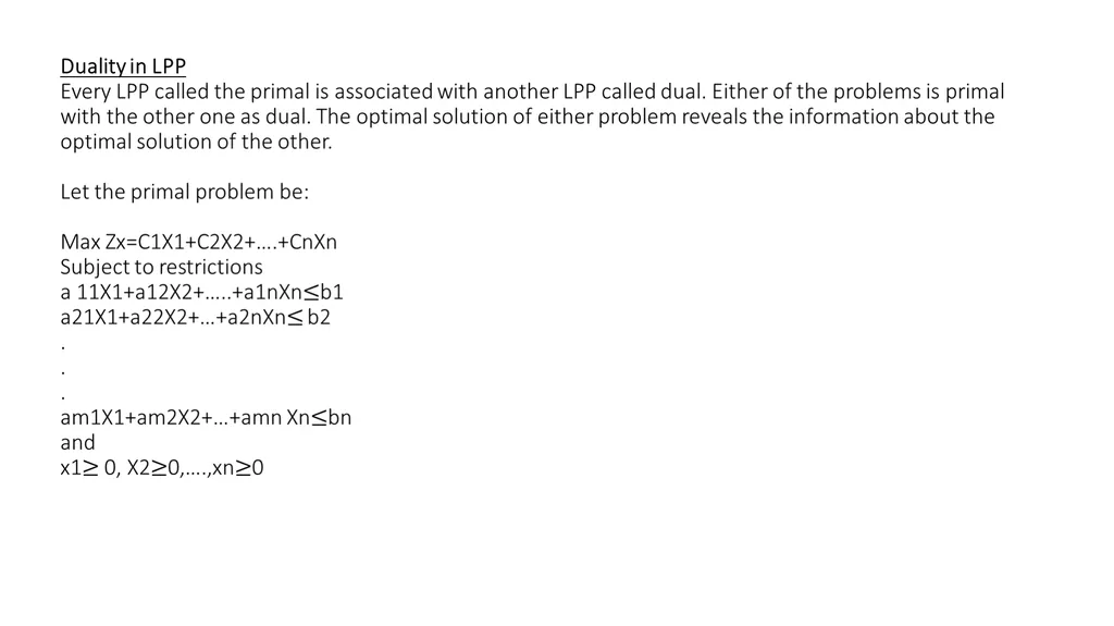 Simplex Duality - slide 2 of 9