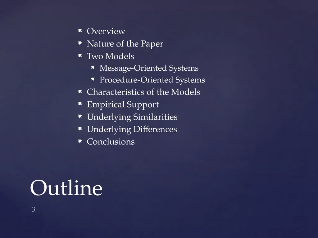 On the Duality of Operating System Structures 1 - slide 3 of 25