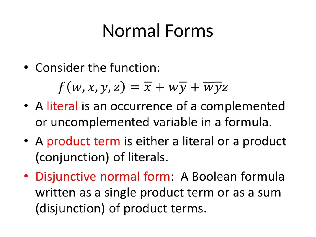 ENEE244-02xx Digital Logic Design Lecture 4 - slide 16 of 22