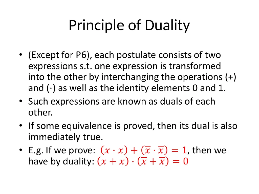 ENEE244-02xx Digital Logic Design Lecture 4 - slide 8 of 22