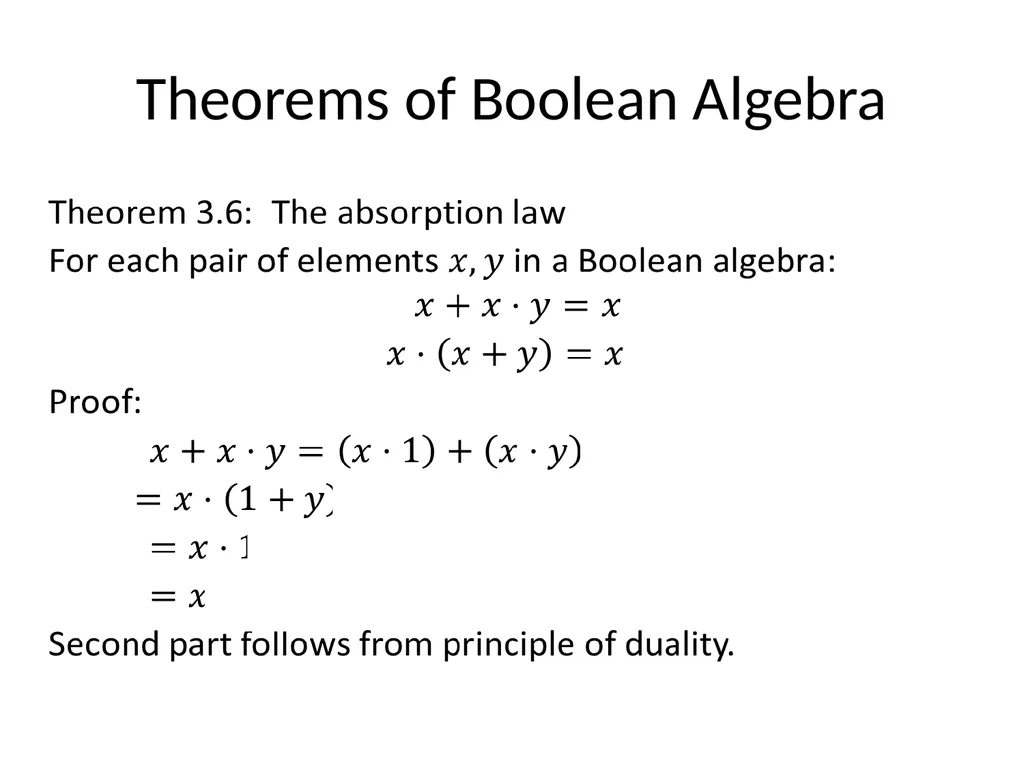 ENEE244-02xx Digital Logic Design Lecture 4 - slide 12 of 22