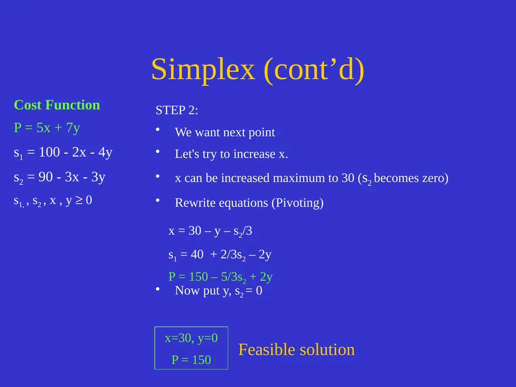 Linear Programming Jeff Edmonds York University - slide 90 of 91