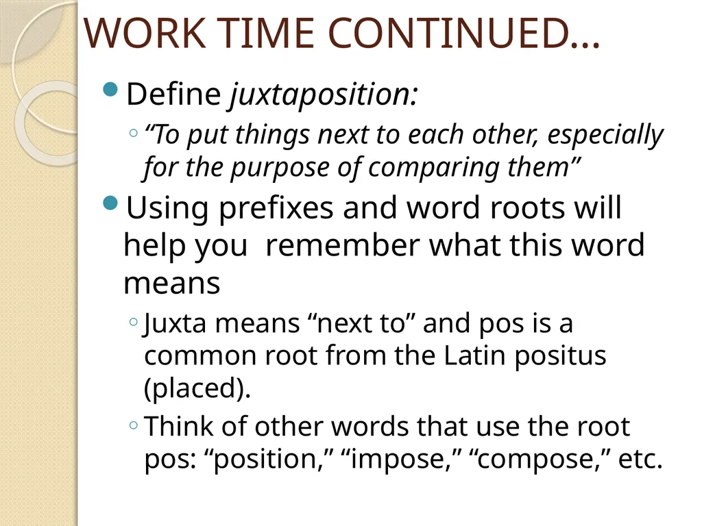 MODULE 1: UNIT 2: LESSON 4 Using Routines for - slide 12 of 25