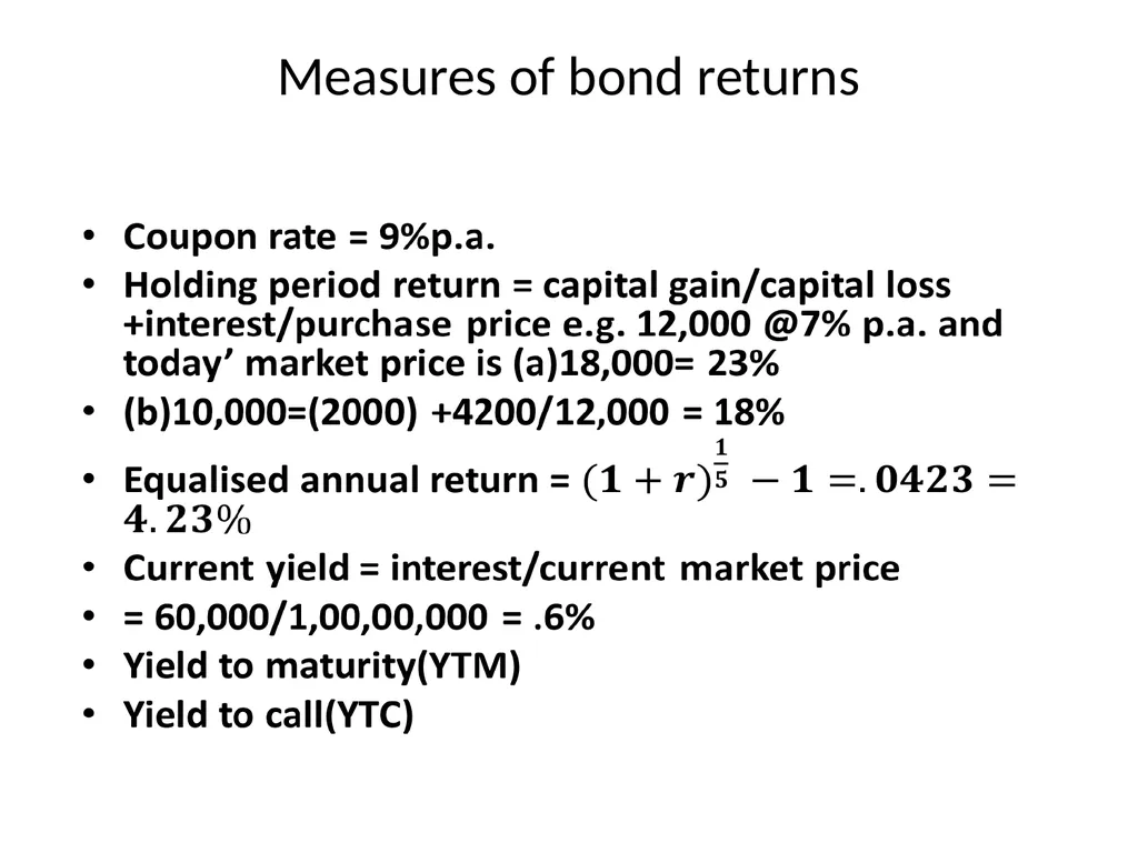 UNIT-2 Fixed Income Securities UNIT-2 Basics of - slide 8 of 54