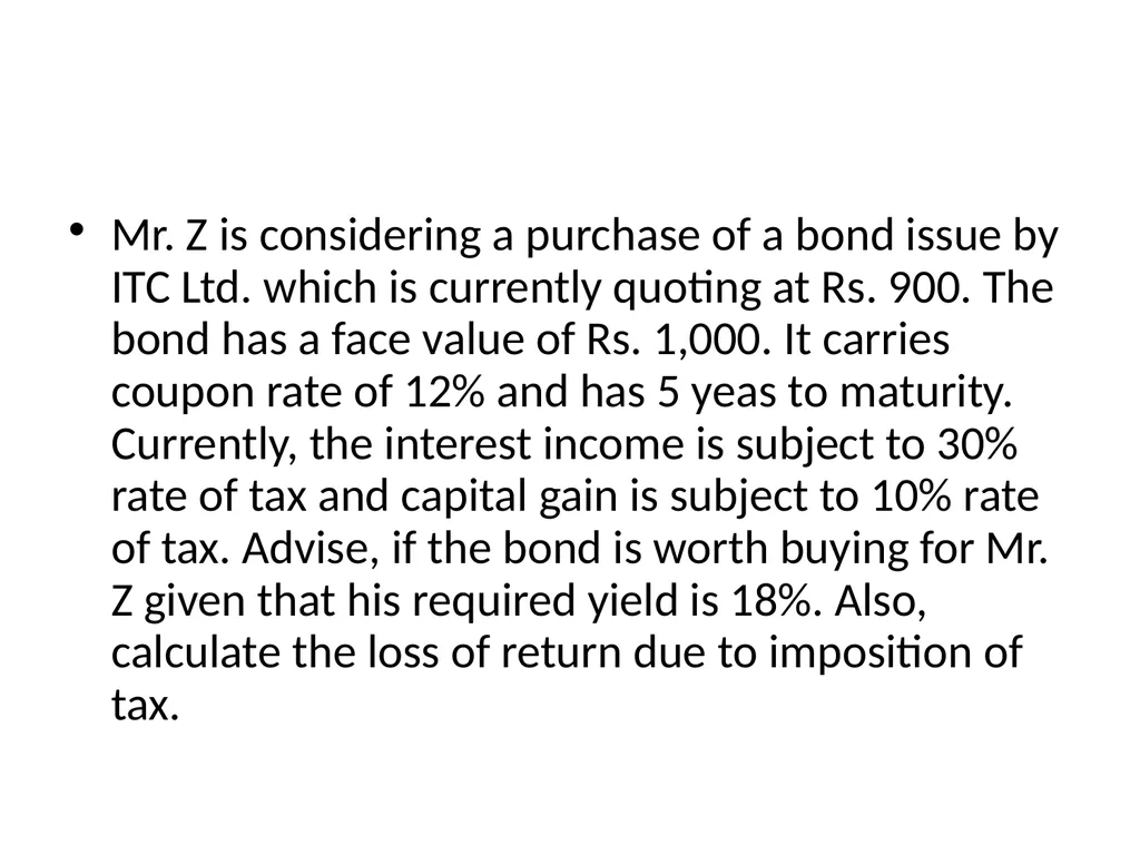 UNIT-2 Fixed Income Securities UNIT-2 Basics of - slide 52 of 54
