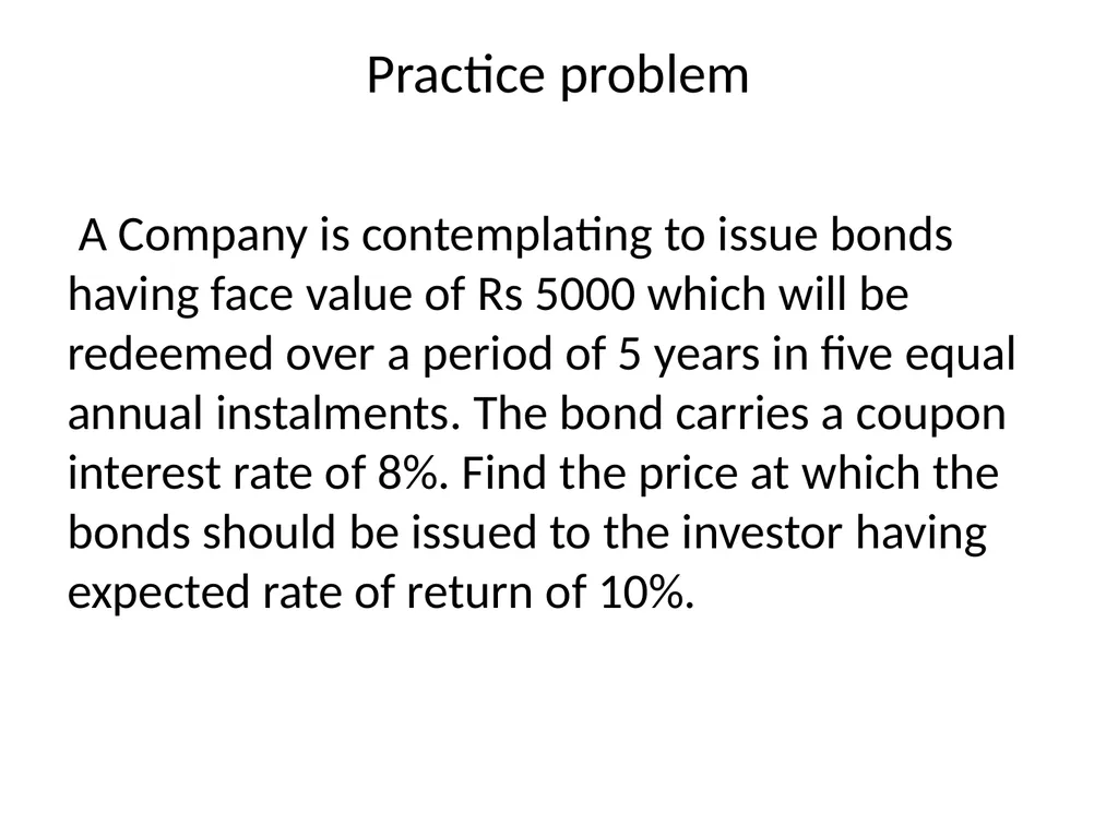 UNIT-2 Fixed Income Securities UNIT-2 Basics of - slide 35 of 54