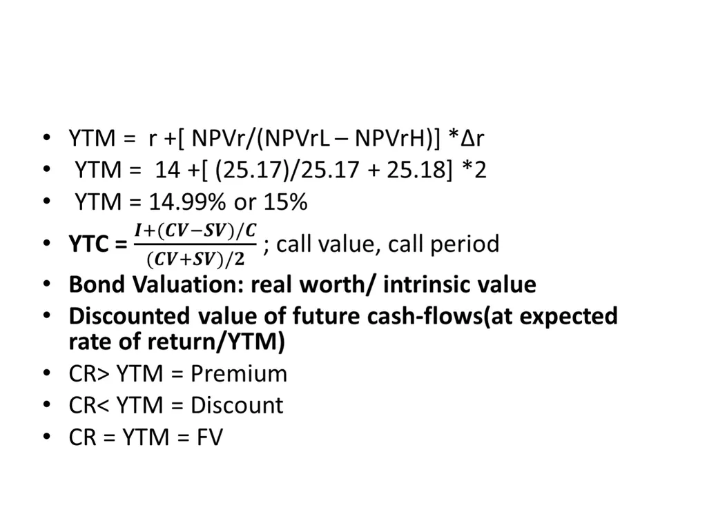 UNIT-2 Fixed Income Securities UNIT-2 Basics of - slide 14 of 54
