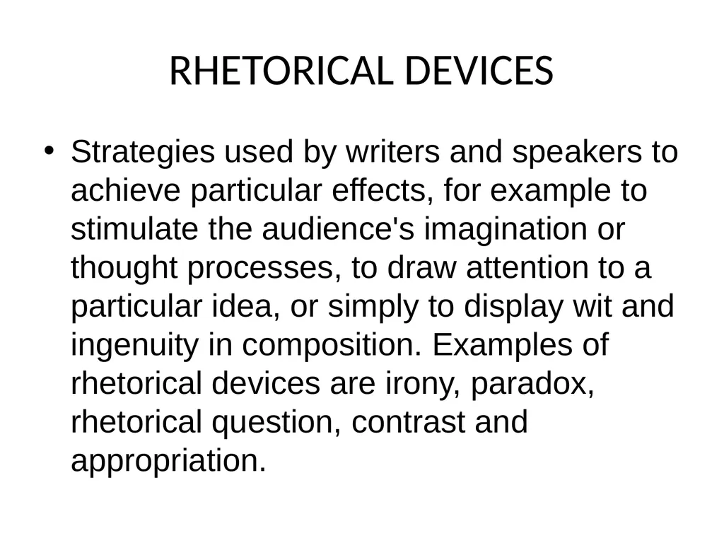 RHETORIC Ethos, Logos, Pathos This Lesson: Review: - slide 7 of 10