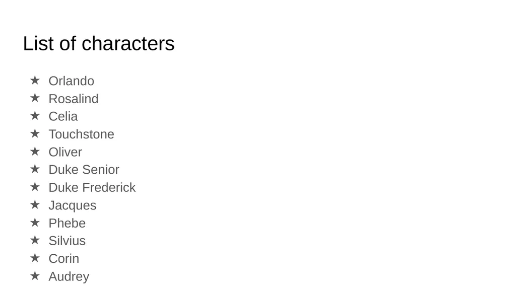 William Shakespeare’s As You Like It An Evaluation - slide 2 of 15