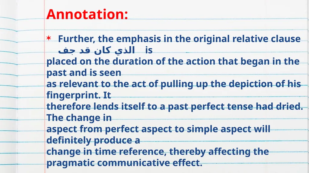 Annotating Semantic Issues Presented by: Halla - slide 13 of 14