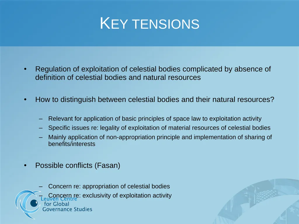 A workable exploitation of ‘celestial bodies’: key - slide 2 of 6