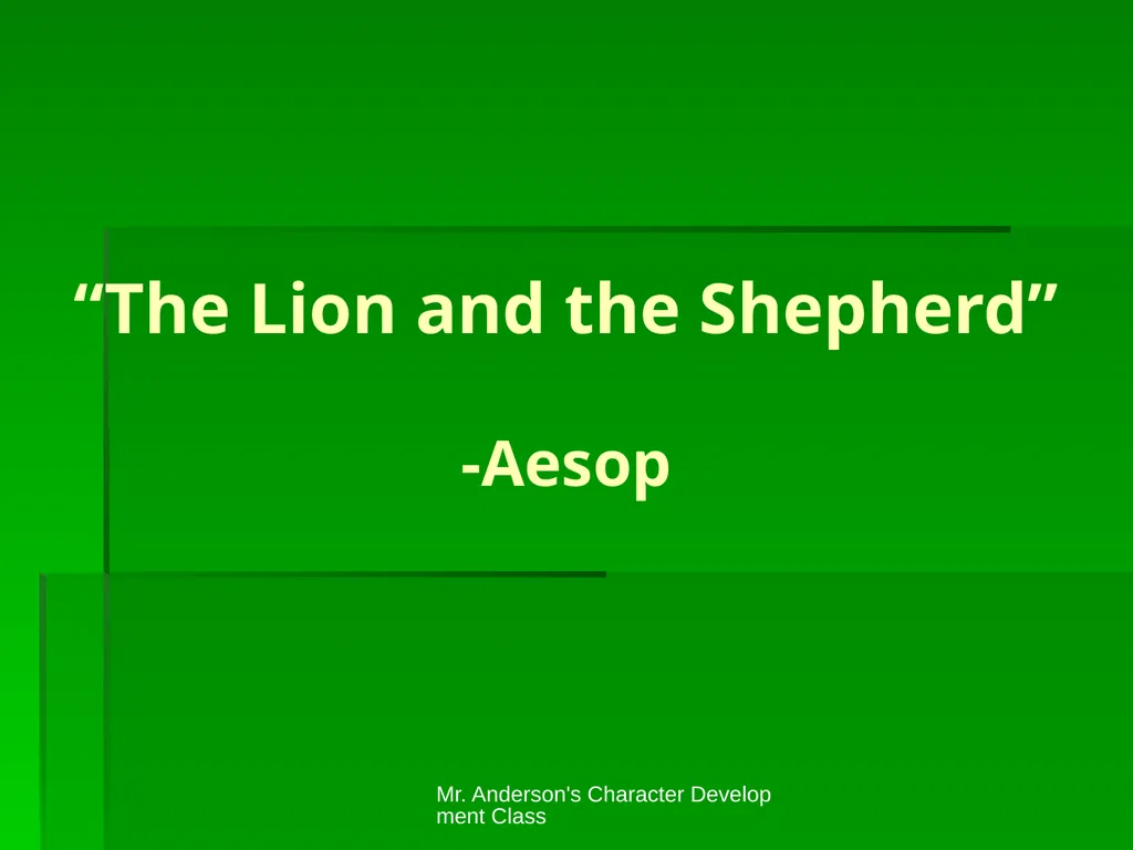 Mr. Anderson's Character Development Class - slide 12 of 15
