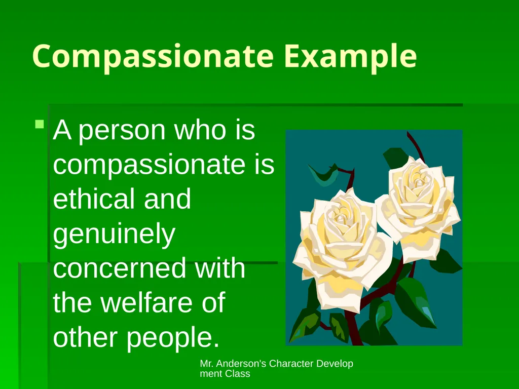 Mr. Anderson's Character Development Class - slide 3 of 15
